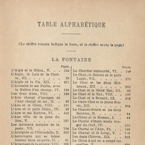 16 x 11 εκ. 360 σ. + 2 σ. χ.α., όπου στο εξώφυλλο η τιμή του βιβλίου “4 fr. 50”. Στ